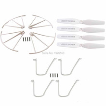 Wholesale X5UW X5UC Main Rotor Blades Landing Skid Protection Frame Spare Parts For Syma X5UC X5UW RC Drone Helicopter 2024 - buy cheap