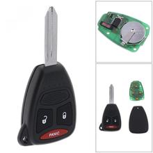 3 botões sem corte substituição keyless entrada remoto transmissor chave fob kobdt04a para dodge dakota durango 2024 - compre barato