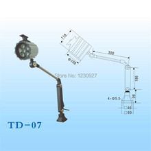 High qulity  12W 110V/220V waterproof  LED long arm Fold working lamp / machine work lights / Lighting / equipment lamp 2024 - buy cheap