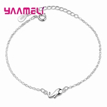 Fashion Animal Charm Bracelet For Women Girl Bracelet & Bangle Adjustable Pulseras Mujer Wedding Bridal 925 Silver 2024 - buy cheap