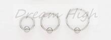 HENGKE Jewelry Ear Ring Ear Piercing Fashion Jewelry Body piercing 100pcs/lot Free Shipping Ball Close Ring BCR 316l Steel 2024 - buy cheap