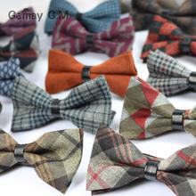 Cotton and Wool Bowties for Men Fashion Neckwear Adjustable Mens Bow Ties Classic Pre-Tied Bowtie Slim Gravatas 2024 - buy cheap