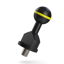 Adaptador de bola de 1 pulgada con tornillo de 3/8 pulgadas para cámara subacuática, soporte con brazo, sistema de fotografía de buceo 2024 - compra barato