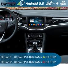 9 "IPS Octa Core 4GB RAM + 64GB ROM Android 9,0 reproductor de DVD para Radio y el coche GPS para Opel Astra K 2016 2017 DSP CarPlay loro BT Adas 2024 - compra barato
