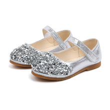 2019 Princess Glitter Kids Leather Shoes For Little Girls Dress Wedding Dancing Shose Children Shoes Baby 1 2 3 4 5 6 Year Old 2024 - buy cheap