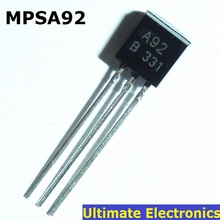 100 шт./лот MPSA92 TO-92 0.5A / 300 В PNP транзистор 2024 - купить недорого