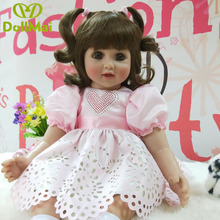 Muñecas de juguete Reborn de silicona de vinilo para niños, 60cm, 24 pulgadas, Princesa, bebé real, regalo de cumpleaños 2024 - compra barato
