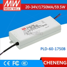 MEAN WELL original PLD-60-1750B 34V 1750mA meanwell PLD-60 34V 59.5W Single Output LED Switching Power Supply 2024 - buy cheap