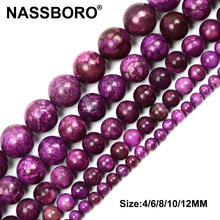 Deep Purple Sugilite Charoite Natural Stone Beads Round Loose Charm Spacer Bead Diy  Jewelry Making Accessories Gift Wholesale 2024 - buy cheap