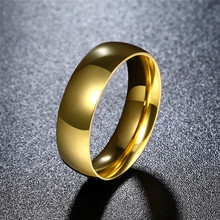 K's Gadgets Stainless Steel Steel Wedding Couple Ring Gold Color Enagement Finger Ring For Women Men Alliance Cool Jewelry 2024 - buy cheap