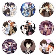 Pinos de coleção de emblemas para cosplay de cachorros bungo stray dazai osgaming, broche edog awa ranpo, bolsa para óculos óajima atsushi 2024 - compre barato