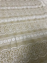 Nigerian Laces ZH-32715 High Quality Tulle Mesh French Embroidered Lace fabric 2024 - buy cheap