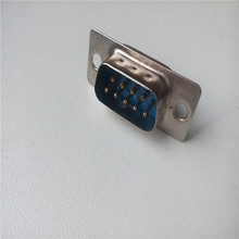 40 Uds de DB9 hombre 9-pin serial conexión de puerto recto pin conector macho RS232 conector de soldadura 2024 - compra barato