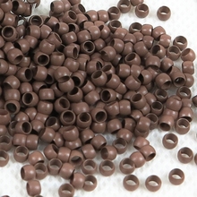 HARMONY-Nano anillo de cobre sin silicona para extensiones de cabello de Punta Nano, 1000 unidades por botella, 2,9x1,9x2,0mm 2024 - compra barato