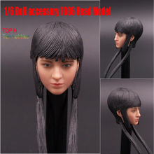 SO-Toys Head Sculpt 1/6 Model Toy Japanese Black Long Hair Female Carving/Head Fit Hot Toys Body F006 Fit 12 Inch Phicen Figure 2024 - buy cheap