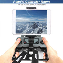 Suporte de controle remoto, suporte de alumínio com clipe para dji mavic2 pro/air/spark/drone 2024 - compre barato