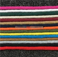 6mm 50 m/lote Algodón puro núcleo hilado cordones 15 Color tejido cuerda de algodón para DIY bolsa bolsas con cordón accesorio para atar artesanía 2024 - compra barato