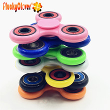 1 pc Rainbow Fidget Spinner Colorful Handspinner Antistress Finger Gyro Top Spinner toy for kid Busy Board ABS Plastic figet toy 2024 - buy cheap