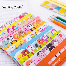 2018 Cute Animal  Sticky Notes Diy Planner Stickers Scrapbooking Memo Pad Post Office Supplies School Stationery Paper Notepad 2024 - buy cheap