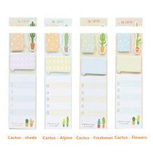 20pcs/lot Cactus Sticky N Times Sticky Note Postcard Sticky Note Message N Times Stick 4 Random 2024 - buy cheap