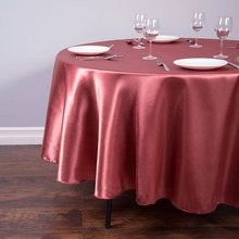 10Pcs Marsala 90" Round Elegant Satin Tablecloths Table Decoration For Wedding Party Banquet Free Shipping 2024 - buy cheap