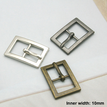 75pcs/lot metal alloy 10mm shoe buckle with pin alloy belt buckle silver/black/bronze free shipping BK-038 2024 - buy cheap