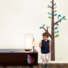 Adesivo de vinil para parede de árvore, gráfico de crescimento para quarto de bebês, arte para decoração de casa, sala de estar, removível para quarto de crianças, a404 2024 - compre barato