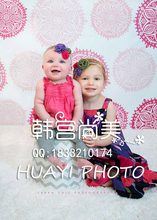 HUAYI 5X7FT Art fabric  Photography Backdrop Newborns Children Portrait  Polka Dots Patterns Photo Backgrounds  D-7058 2024 - buy cheap