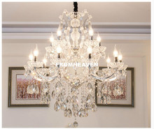 Free Shipping Modern Crystal Chandeliers Creative Candle Hanging Lamps For Kitchen Dining room Villa Bedroom Chandelier Lighting 2024 - buy cheap