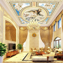 beibehang Custom wallpaper 3d living room bedroom ceiling wallpaper angel mother love European style 3D zenith murals wallpaper 2024 - buy cheap