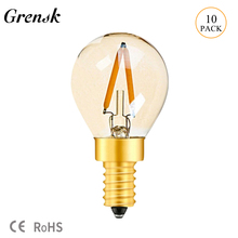 Grensk dc/ac 12 v-24 v conduziu a lâmpada g40 1 w filamento lâmpada exterior luzes da corda lâmpada de substituição do vintage quente 2200 k e14 e27 conduziu a lâmpada 2024 - compre barato