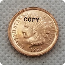 EUA 1860 de Indian Head Cent COPIAR COIN 2024 - compre barato