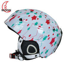 Casco de esquí Luna ultraligero integralmente moldeado Snowboard profesional deportes extremos casco de hombre Skateboard nieve casco multicolor 2024 - compra barato