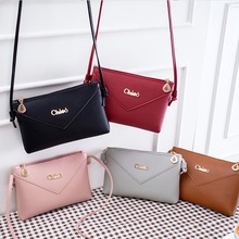 Fashion 2019 New Women Casual Girls Hot Sales V-Line One Shoulder Lady Mobile Phone Bag Messenger Bag Metal Letter Mark Purse 2024 - buy cheap