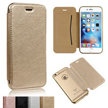 Luxury Slim Book Leather TPU Wallet Flip Phone Protect Case Cover For iPhone 5 5S SE 2020 6 6S 7 8 X Plus XR X XS Max 11 Pro Max 2024 - купить недорого