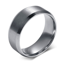 Wedding Band Ring for Men Silver Color Top Quality Stainless Steel Ring Engagement Ring for Male Jewelry 2024 - buy cheap