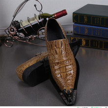 Zapatos de vestir con hebilla para hombre, calzado Formal de piel de serpiente auténtica, famoso diseñador de negocios, zapatos italianos de fiesta, talla grande 38-46 2024 - compra barato