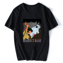 Perfect Blue Anime Japanese T-shirt Cotton Men T Shirt New 2019 Couple Loves Design Summer T-shirt Cotton Men Vintage T Shirt 2024 - buy cheap