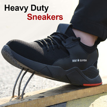 1 пара тяжелых кроссовок безопасности рабочая обувь дышащая противоскользящая прокол для мужчин FH99 2024 - купить недорого