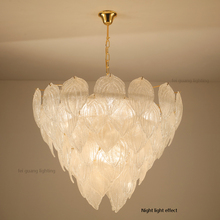 Лампы в скандинавском стиле для гостиной, лампа для ресторана, спальни, креативное индивидуальное стеклянное освещение, лампа techo colgante, Подвесная лампа E14 2024 - купить недорого