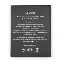 1600mAh Replacement BLI-1600 Battery for 4Good S450m 4G Phone Battery 2024 - buy cheap