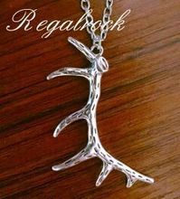 Regalrock Deer Horn Reindeer Irish-Elk Moose Antler Necklace 2024 - buy cheap