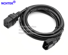 NCHTEK IEC 320 C14 Male to C19 Female Plug PDU/UPS Power Cord/Cable About 4M/Free Shipping/1PCS 2024 - buy cheap