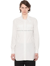 S-6XL-ropa para hombre, camisa blanca de cuello levantado a la moda, modelo de talla grande, disfraces de cantante de escenario, novedad de 2017 2024 - compra barato