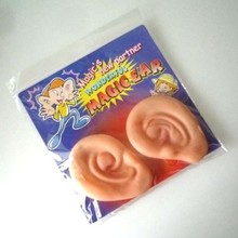 Jumbo Latex Ears,Magic Ear,1 Pair,Medium,Magic Tricks,Stage,Street,Gimmick,Illusion,Funny Toys for Children, Party 2024 - buy cheap