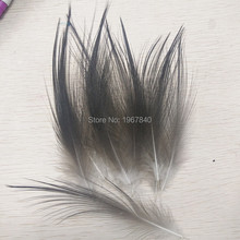 Wholesale 10 beautiful black herons silk feathers 10-20 cm / 4-8 inch of various sizes rare black heron silk feather decoration 2024 - buy cheap