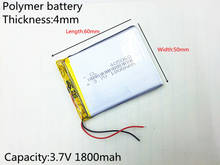 3.7V 1800mAh 405060 Lithium Polymer Li-Po li ion Rechargeable Battery cells For Mp3 MP4 MP5 GPS PSP mobile bluetooth 2024 - buy cheap