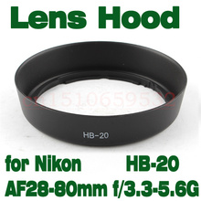 Сменная бленда для объектива Nikon AF 28-80 мм f/3,3-5,6G HB20, аксессуары для камеры 2024 - купить недорого