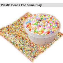 DIY Soft Fluffy Slime Mini Crystal Beads Assorted Colors Polystyrene Styrofoam Filler Foam Beads Balls Crafts 2024 - buy cheap