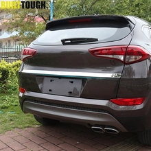 For Hyundai Tucson TL 2015 2016 2017 2018 Chrome Rear Trunk Cover Tailgate Trim Back Boot Door Molding Car Sticker Styling 2024 - buy cheap